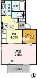 ミュータウン　Aの間取り