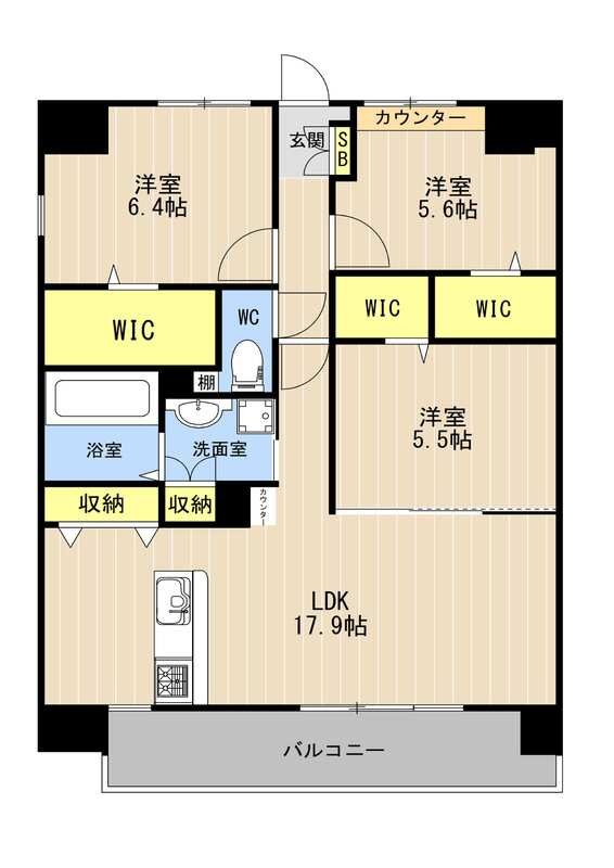 LIBTH光の森の間取り