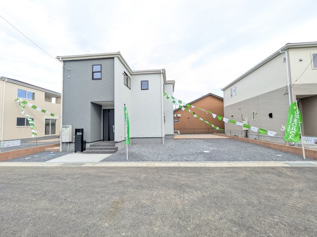 第2　土浦市並木　新築戸建　3号棟の前面道路含む現地写真|現地案内会開催中です！ 平日のご見学も可能です。 お気軽にお問い合わせください♪ 【リアライズ不動産】 0297-86-8370まで♪