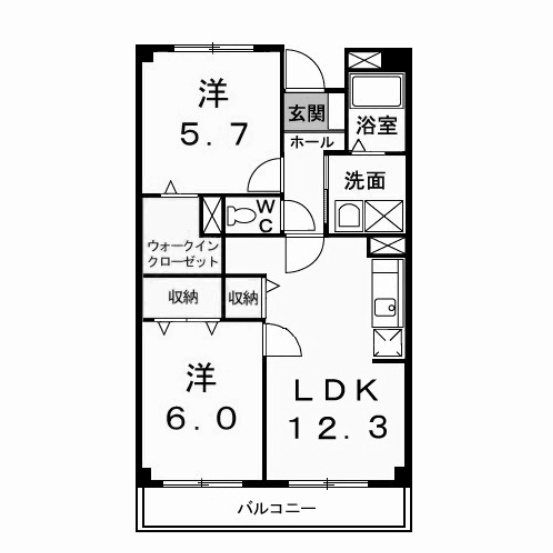 【間取り】 | 昭和エクセランマンション