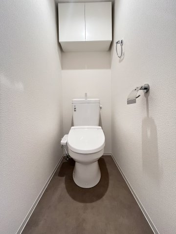 大阪市城東区放出西３丁目の賃貸マンションのトイレ