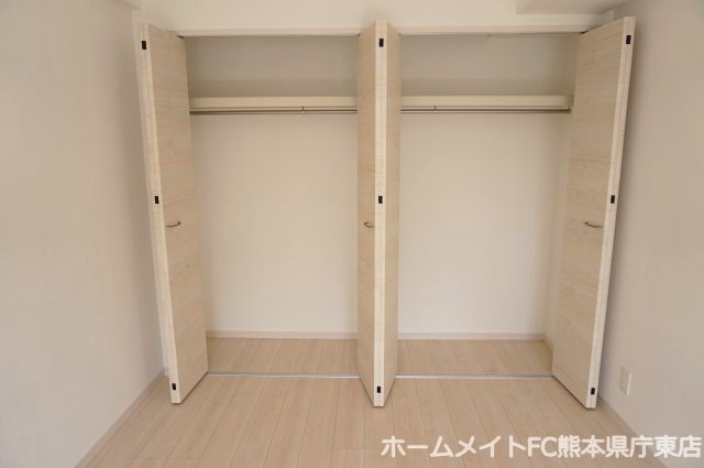 熊本市東区花立６丁目の賃貸マンションの収納