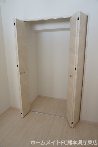 熊本市東区花立６丁目の賃貸マンションの収納