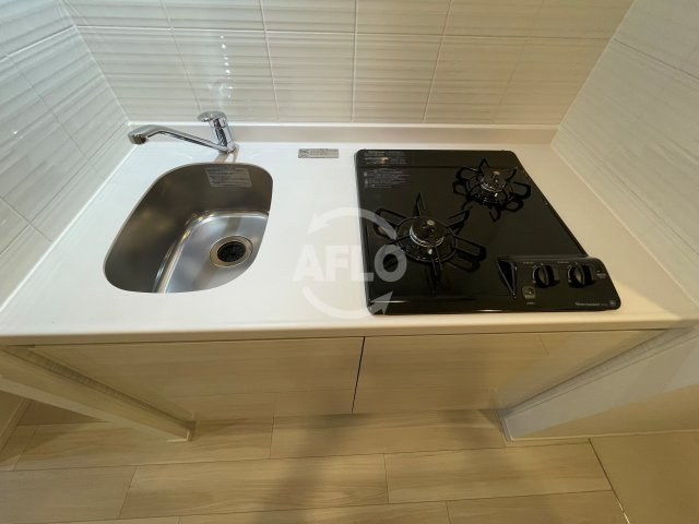 S-RESIDENCE堺筋本町Deuxのキッチン|S-RESIDENCE堺筋本町Deux　2口ガスシステムキッチン