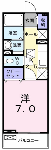 桜の間取り|間取図