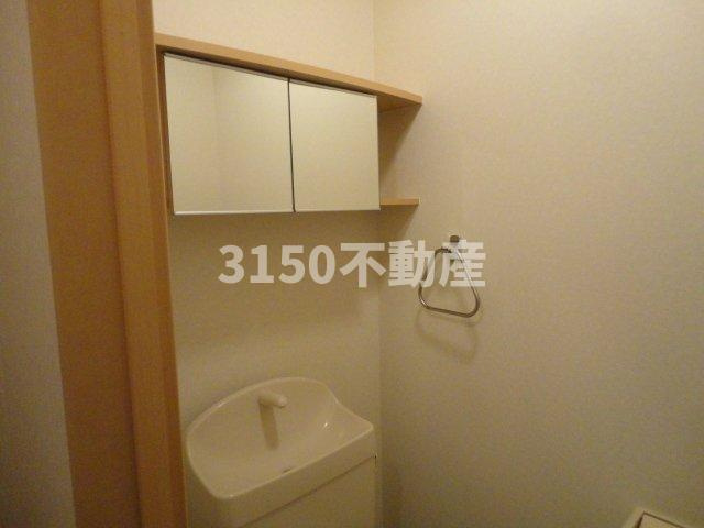 ミラーアイランドＧⅠのトイレ|棚