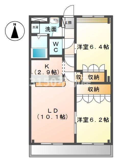 ミラーアイランドＧⅠの間取り