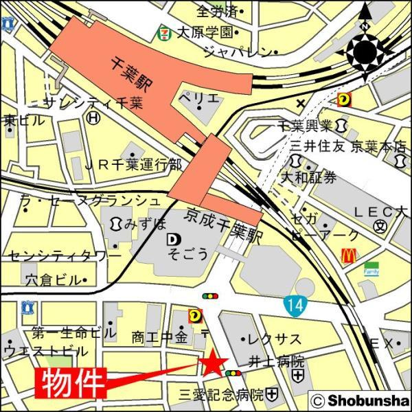 クレアホームズ千葉センタープレイスの地図