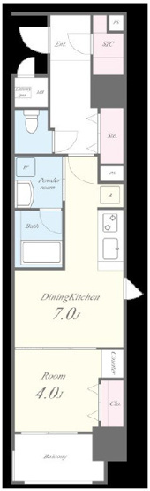 【間取り】 | セイワパレス本町東