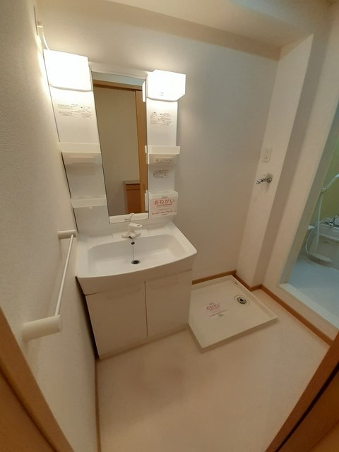 松岡ハイツⅡ　Ｂの洗面所|洗面所