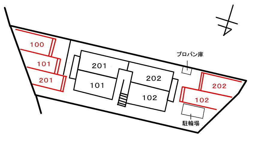 エスポアール介良の駐車場|駐車場