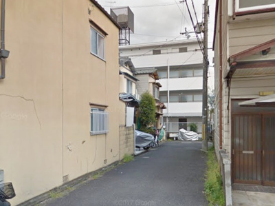 【前面道路含む現地写真】 | 山科区勧修寺西金ケ崎　売地