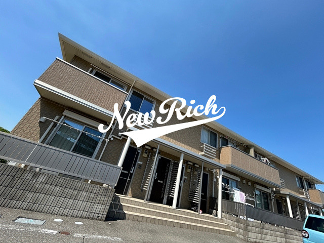 高崎市大八木町のアパートの外観