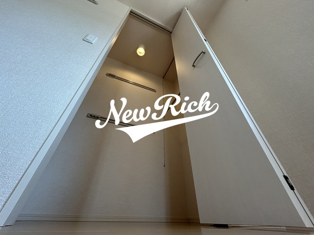 高崎市大八木町のアパートの収納