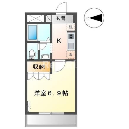 ブルージュの間取り|間取図