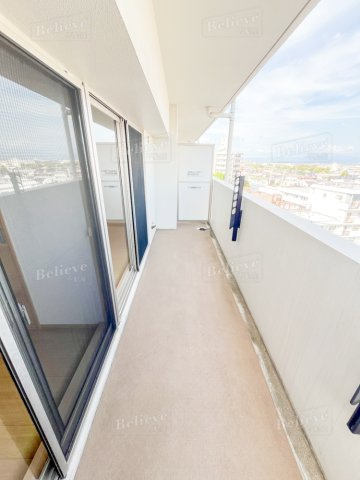 すかる通東のバルコニー|日当たりも良好です☆