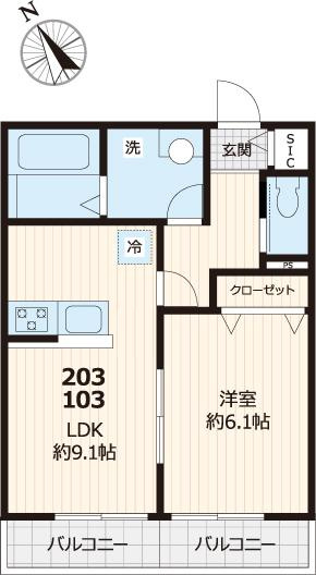 エルメゾン武蔵野２