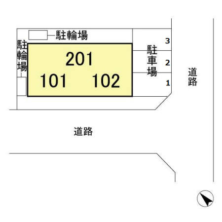 はついし東館の区画図