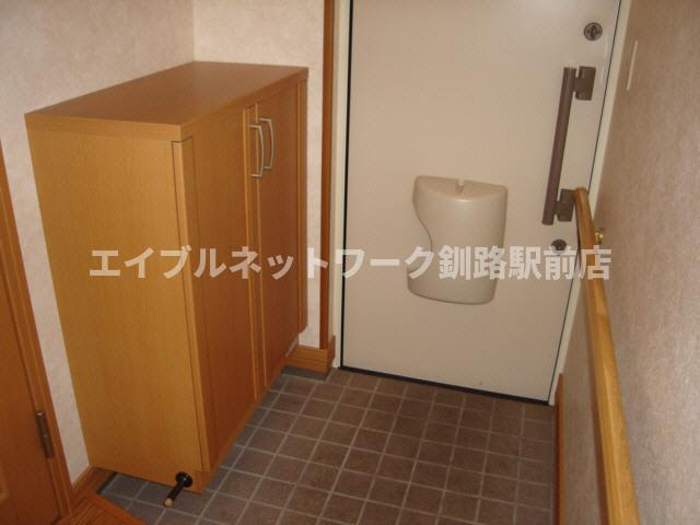さくらハイツの玄関