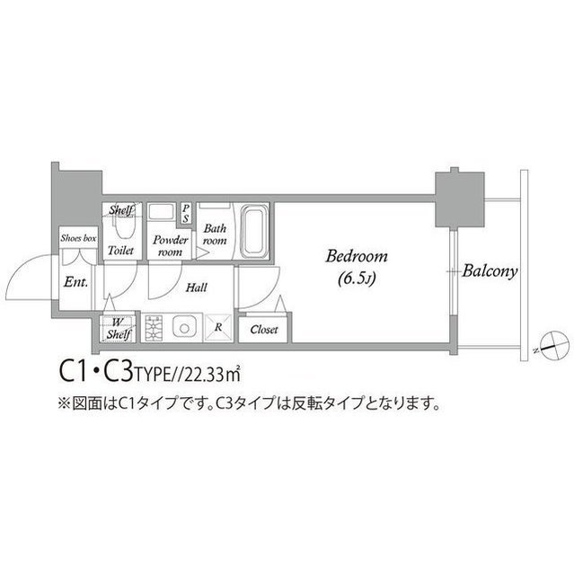 アドバンス大阪バレンシアの間取り