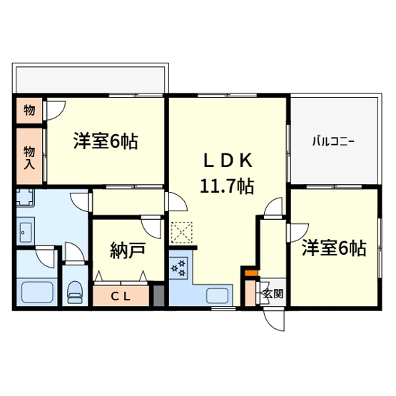 【間取り】 | 高槻ハイツ
