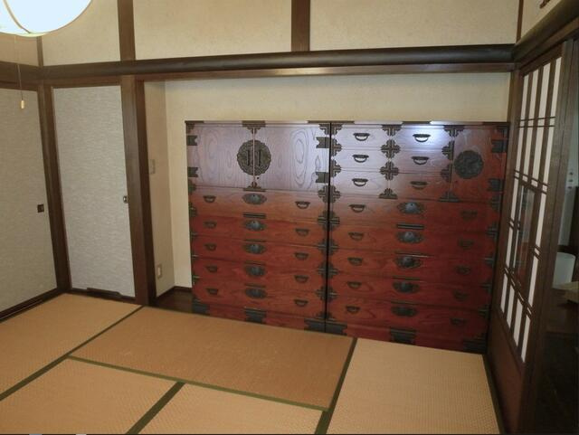 宇都宮市兵庫塚１丁目　4ＳＬＤＫ　中古住宅の和室|１階和室です。