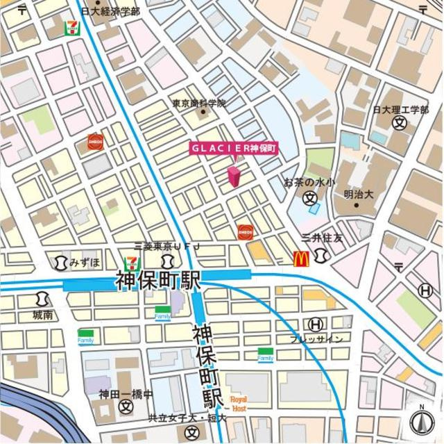 ＧＬＡＣＩＥＲ神保町（グラシアジンボウチョウ）の地図