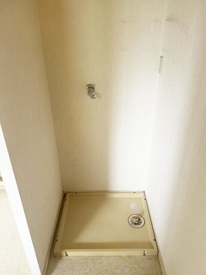 室内洗濯機置き場です