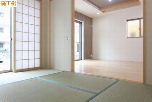 南区新戸新築戸建て　1号棟の和室|来客時にも便利な和室付き
