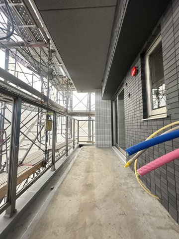 Arista箱崎のバルコニー