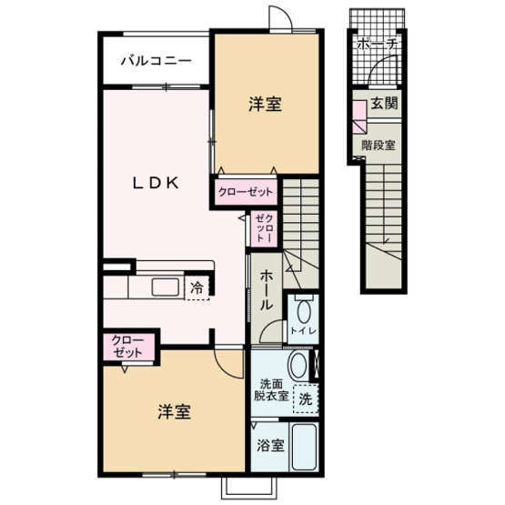 【間取り】 | ウッドパストラルI