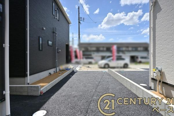 クレイドルガーデン杉本町 ３号棟 ／新築一戸建の駐車場|■現地撮影写真■