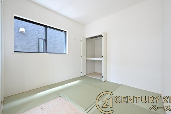 クレイドルガーデン杉本町 ３号棟 ／新築一戸建の和室|■現地撮影写真■ほっこり落ち着ける和室！客間としてもご利用いただけます！