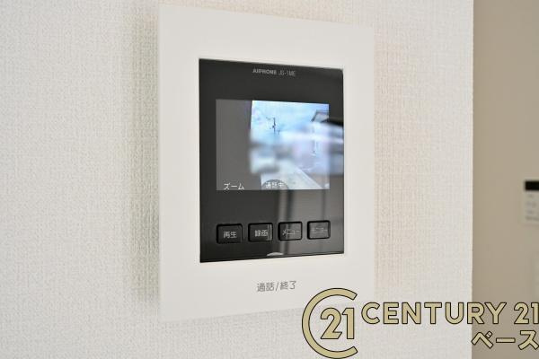 クレイドルガーデン杉本町 ４号棟 ／新築一戸建の内装|■現地撮影写真■ＴＶモニター付きインターホンで防犯対策もバッチリ！来客も一目でわかり安心です！