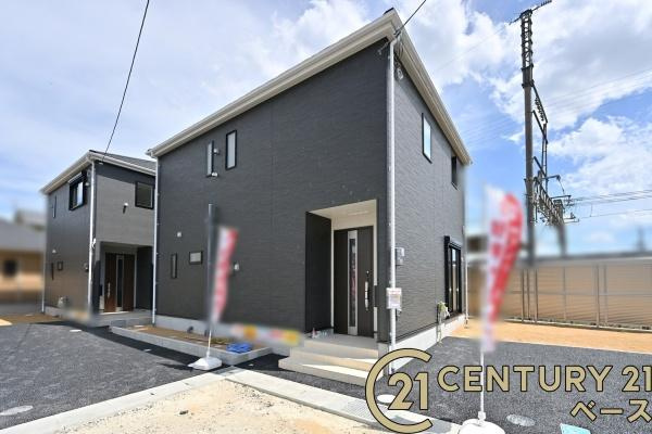 クレイドルガーデン杉本町 ４号棟 ／新築一戸建の外観|■現地撮影写真■制震装置（SAFE365）搭載！制震＋耐震の地震に強い安心の邸宅！お気軽にお問い合わせ下さい！■