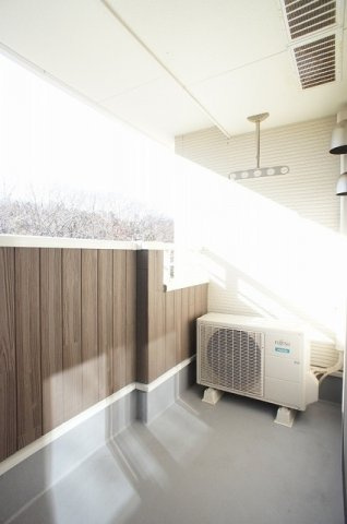 レイクサイドコートのバルコニー