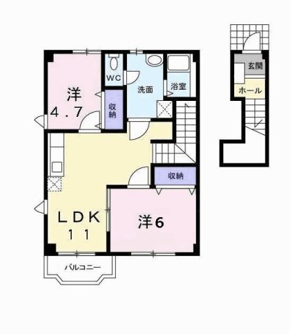 アビデ八久保の間取り