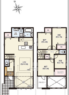  | 【名古屋市緑区浦里5丁目209-1新築戸建2号棟】✨️仲介手数料無料✨️鳴海小学校・鳴海中学校