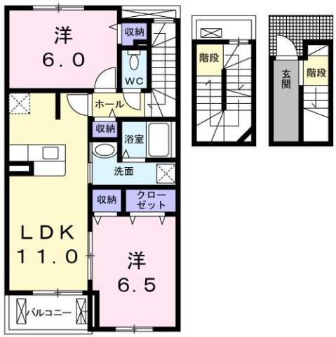 【間取り】 | ラトゥール南若王子