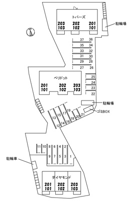 【区画図】 | バース　ストーン　トパーズ