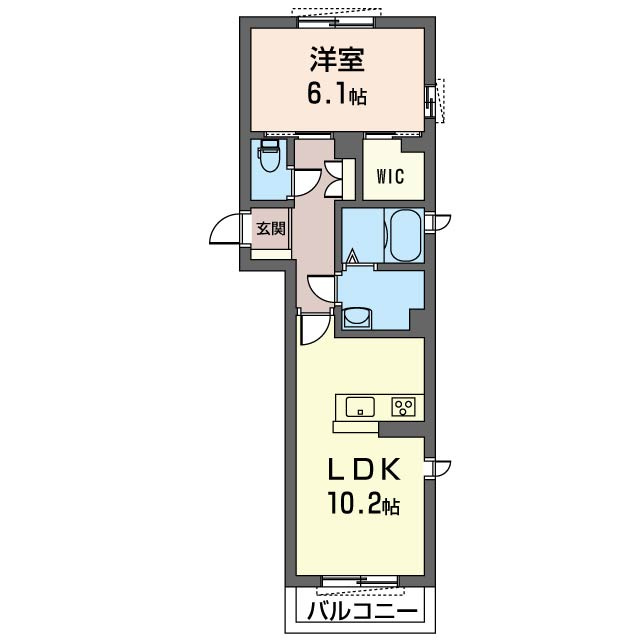 リッツガーデン赤塚の間取り