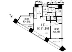 新宿アインスタワーの間取り