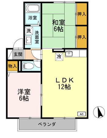メイプルハイツの間取り