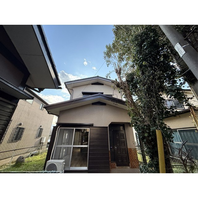 都賀戸建ての外観|外観は落ち着いています