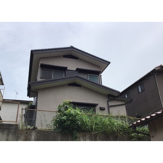 都賀戸建ての外観|おしゃれな外観です