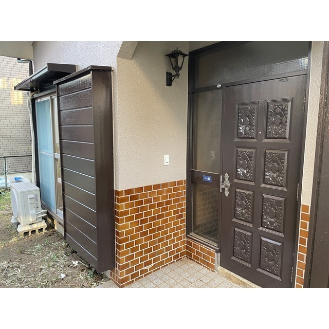 都賀戸建てのエントランス|建物の内部です