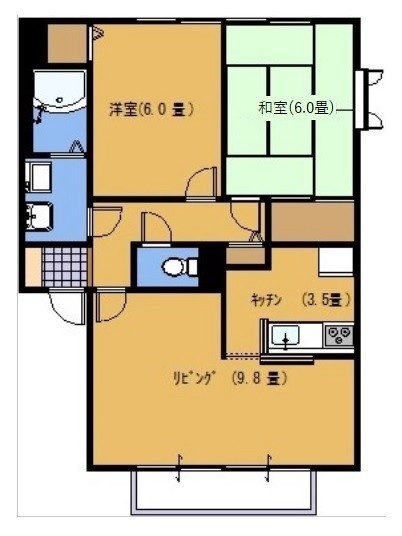 グランバンブー　Ｓの間取り