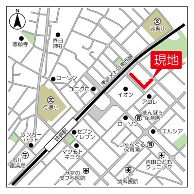 【地図】 | ガーデナヴィルラグナ市川妙典