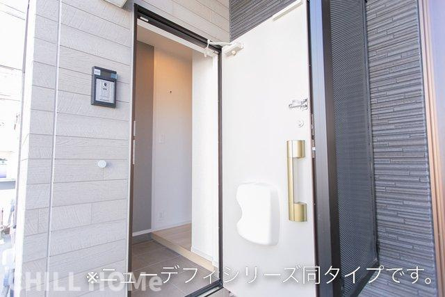 サン・フィオーレ　Ⅲの玄関|当社、チルホームのHPもご覧ください(^^)/物件情報多数♪