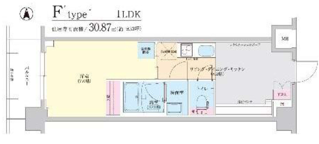 Re-be東三国の間取り